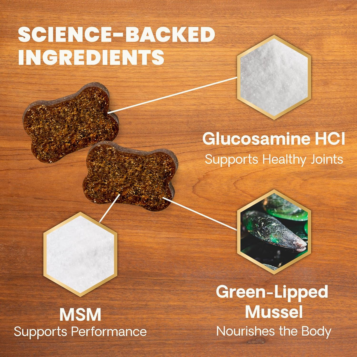 VetriScience Glycoflex 3 Clinically Proven Hip and Joint Support Supplement for Small Dogs