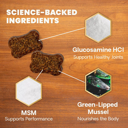 VetriScience Glycoflex 3 Clinically Proven Hip and Joint Support Supplement for Small Dogs