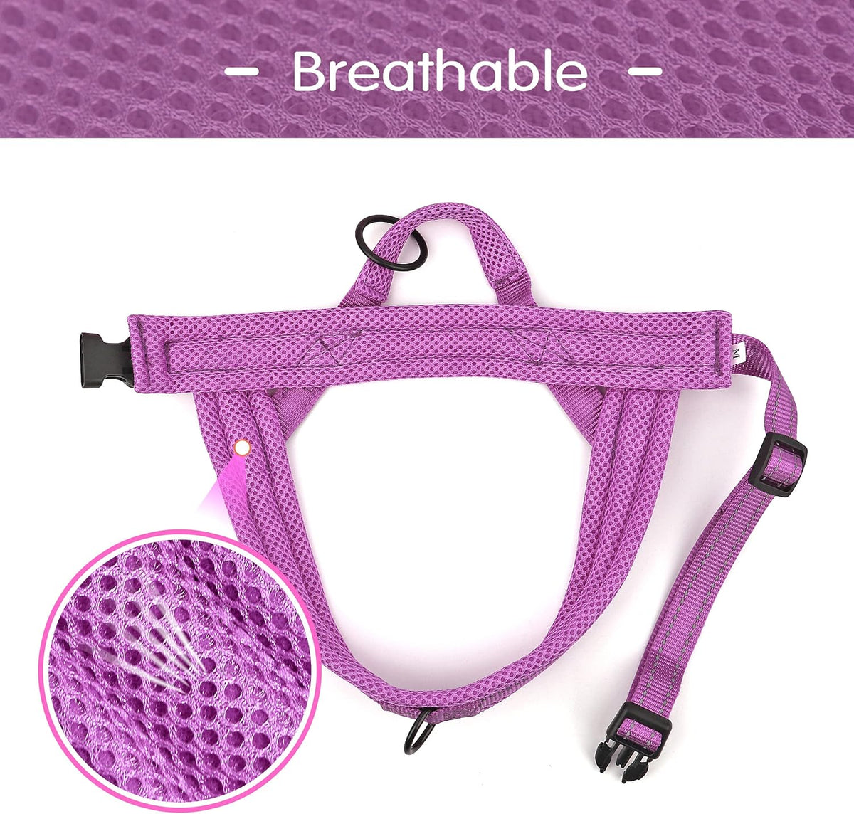 Didog No Pull Dog Harness with Soft Mesh Padded,Reflective & Quick Fit Light Weight Dog Strap Vest
