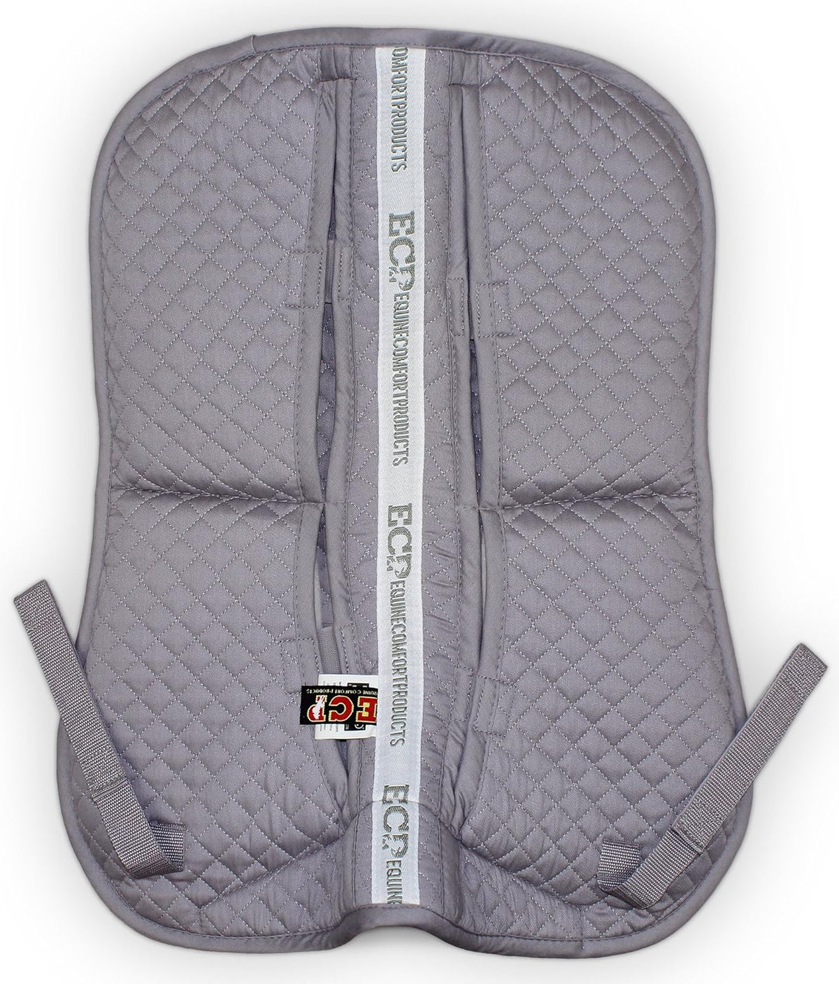 ECP Equine Comfort Products Adjustable Shock Absorbing Memory Foam Half Saddle Pad, Injury