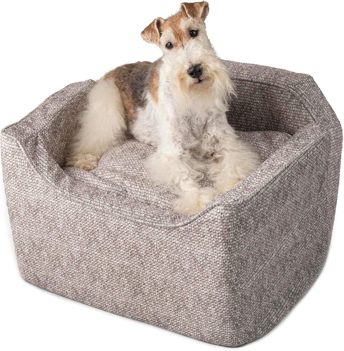 Snoozer Dog Car Seat, Lookout I Dog Booster Car Seat for Small Dogs Under 25lbs, Size: Medium