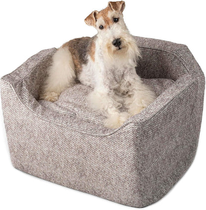 Snoozer Dog Car Seat, Lookout I Dog Booster Car Seat for Small Dogs Under 25lbs, Size: Medium