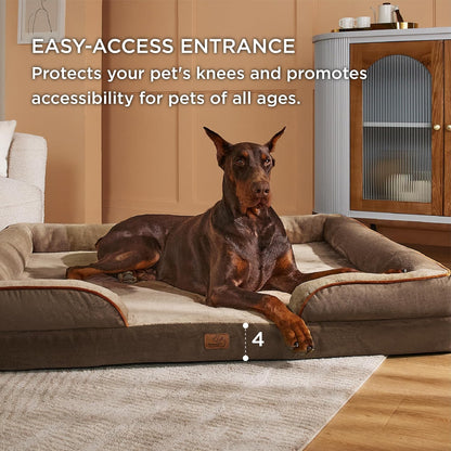 Bedsure XXL Orthopedic Dog Bed for Extra Large Dogs - Washable Giant Dog Cat Bed Waterproof