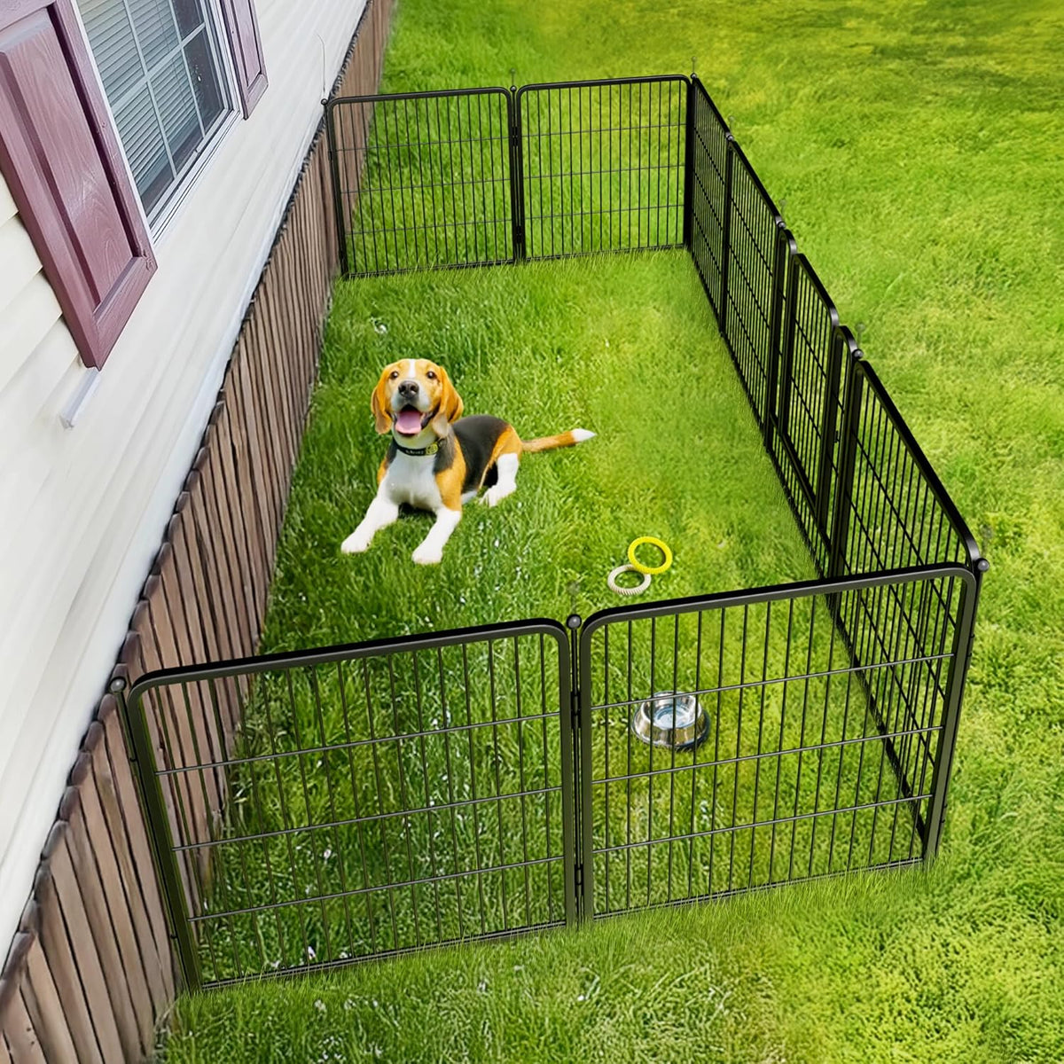 FXW Rollick Unleashed Dog Playpen for Indoor, Yard, RV Camping, 32 inch 8 Panels for Small and