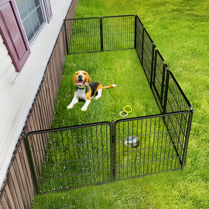 FXW Rollick Unleashed Dog Playpen for Indoor, Yard, RV Camping, 32 inch 8 Panels for Small and