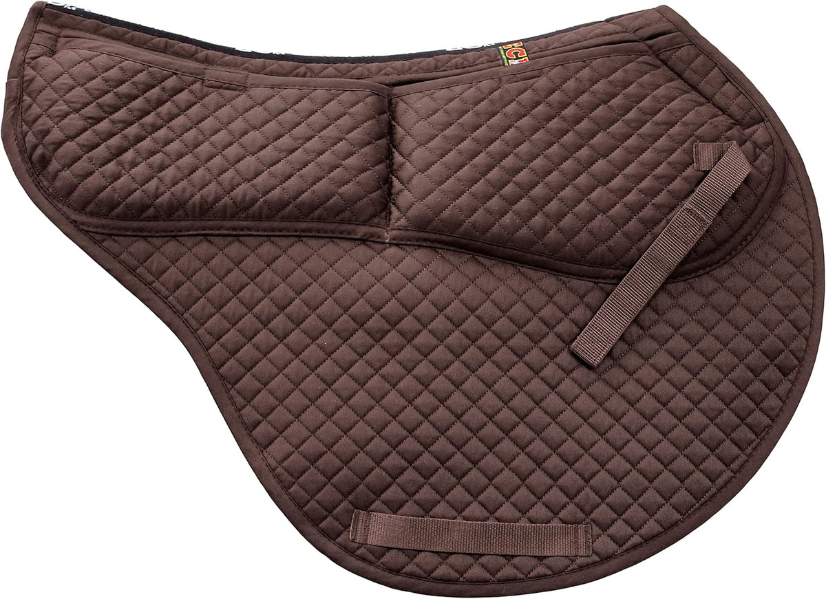 ECP Equine Comfort Products All-Purpose Contoured Correction Saddle Pad with Adjustable Memory Foam