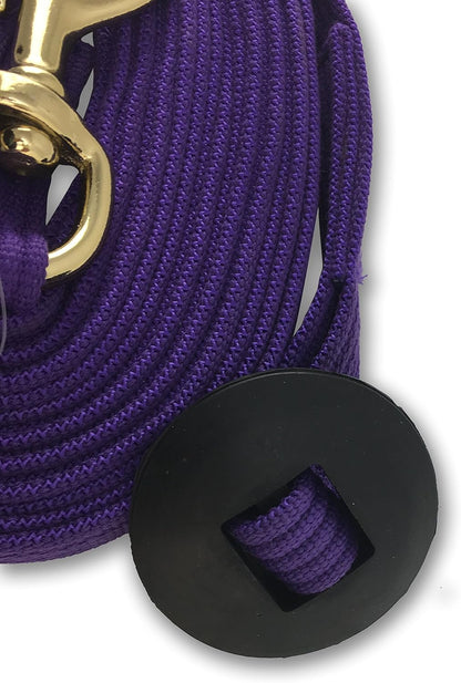 Southwestern Equine Lunge Line for Horses Cotton Horse Lunge Line with Bolt Snap & Rubber Stop