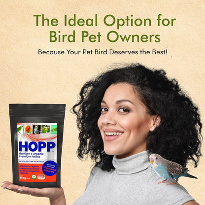 Harrison's Organic Premium Pellets- a Well-Balanced, Certified Organic Small to Medium Pet Bird