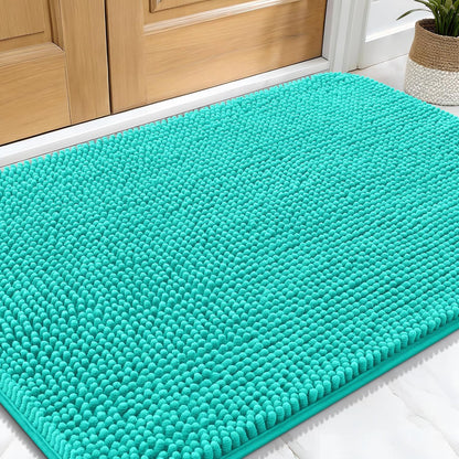 OLANLY Dog Door Mat for Muddy Paws 30x20, Absorbs Moisture and Dirt, Absorbent Non-Slip Washable