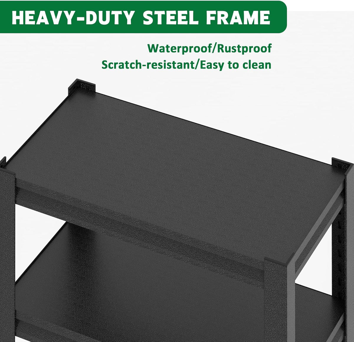 Metal Aquarium Stand with a Adjustable 3-Tier Fish Tank Rack,Tank Not Included,for Home
