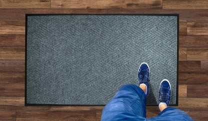 M+A Matting WaterHog Diamond | Commercial-Grade Entrance Mat with Rubber Border – Indoor/Outdoor