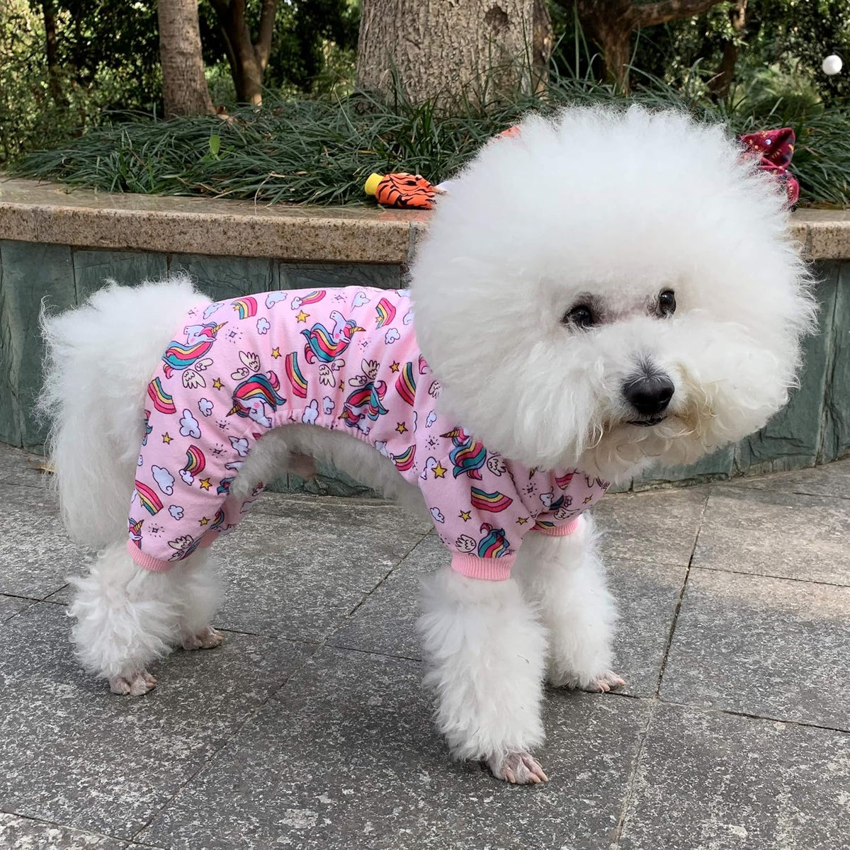 CuteBone Small Dogs Outfit Soft Puppy Onesies Pjs Dog Pajamas Pet Coat Cat Apparel Comfy Doggie