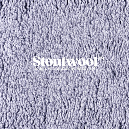 Stoutwool Indestructible Dog Bed - Fluffy Chew Proof Dog Crate Pad - Tough Kennel Pad for