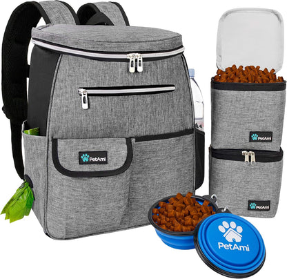 PetAmi Dog Travel Bag Backpack, Airline Approved Dog Bags for Traveling, Puppy Diaper Bag Supplies