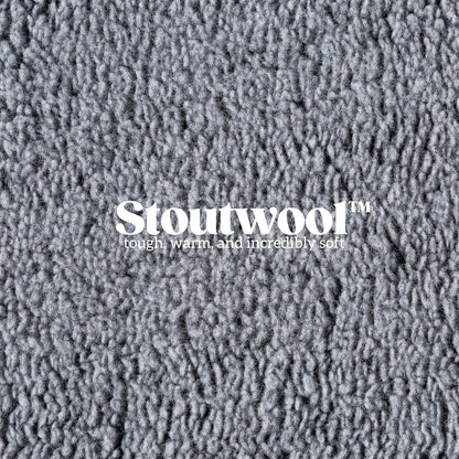 Stoutwool Indestructible Dog Bed - Fluffy Chew Proof Dog Crate Pad - Tough Kennel Pad for