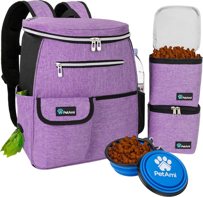 PetAmi Dog Travel Bag Backpack, Airline Approved Dog Bags for Traveling, Puppy Diaper Bag Supplies