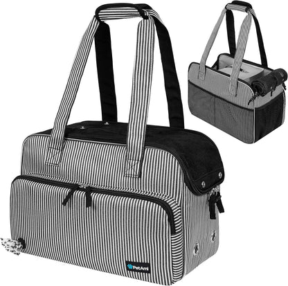 PetAmi Small Dog Purse Carrier, Soft-Sided Pet Carrier Bag with Pockets, Portable Puppy Cat Travel