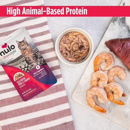 Nulo Freestyle Cat & Kitten Wet Cat Food Pouch, Premium All Natural Grain-Free Soft Cat Food Topper