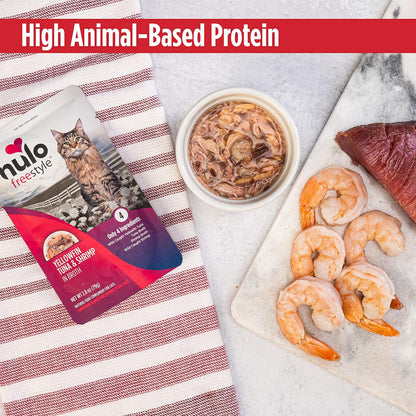 Nulo Freestyle Cat & Kitten Wet Cat Food Pouch, Premium All Natural Grain-Free Soft Cat Food Topper