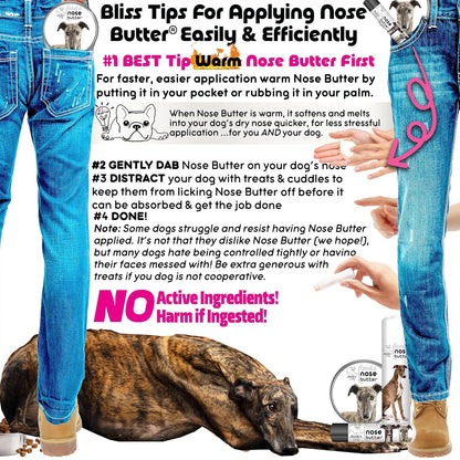 The Blissful Dog Greyhound Unscented Nose Butter - Dog Nose Butter, 0.50 Ounce