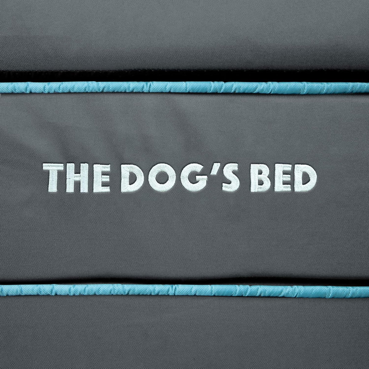 The Dog’s Bed Orthopedic Headrest Dog Bed XL Grey/Blue 46x25, Memory Foam, Pain Relief for