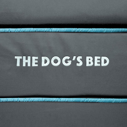 The Dog’s Bed Orthopedic Headrest Dog Bed XL Grey/Blue 46x25, Memory Foam, Pain Relief for