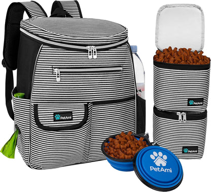 PetAmi Dog Travel Bag Backpack, Airline Approved Dog Bags for Traveling, Puppy Diaper Bag Supplies