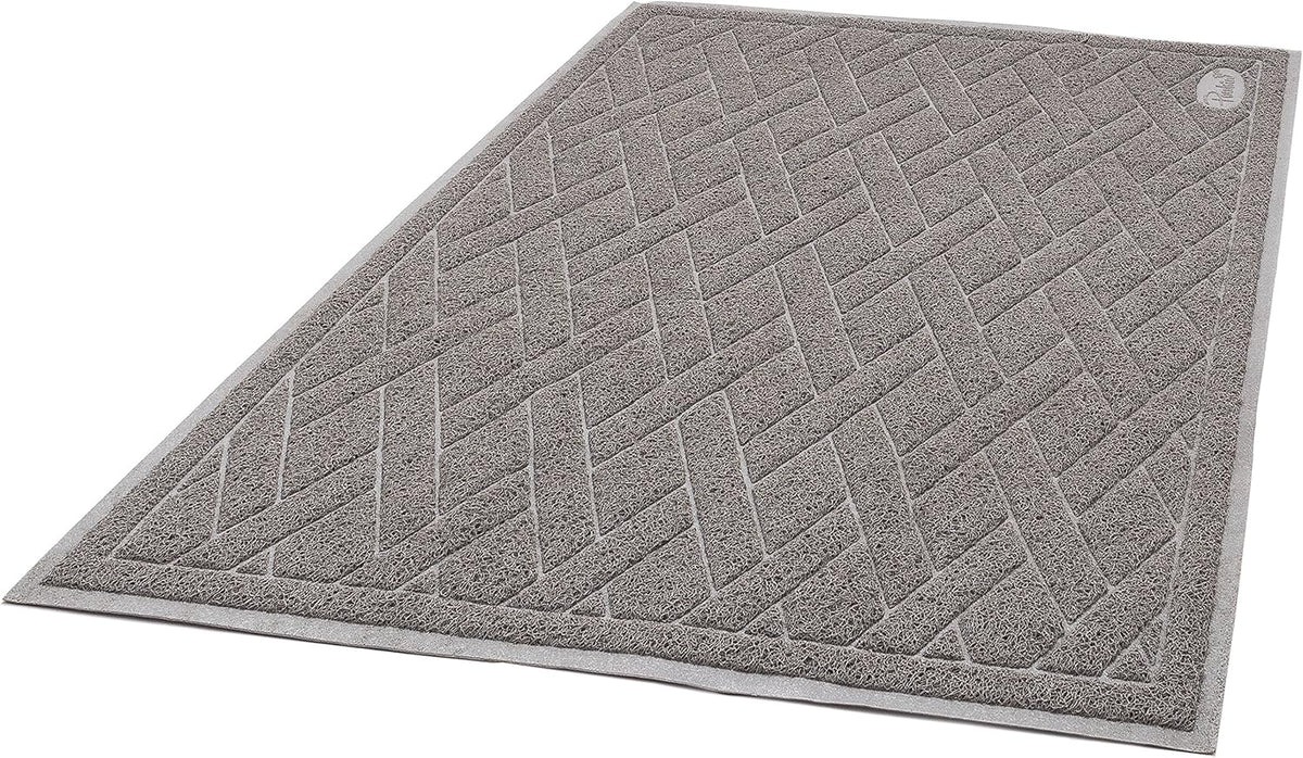Pawkin Cat Litter Mat, Jumbo XX-Large, 4x3 Feet, Fits Two Litter Boxes or Extra Coverage for One
