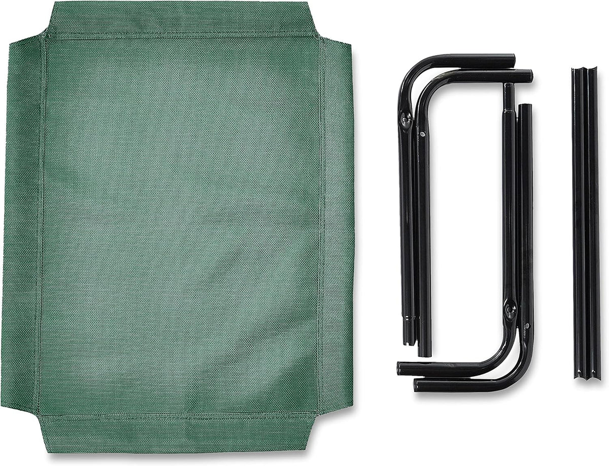Amazon Basics Cooling Breathable Elevated Dog Bed with Metal Frame for Small Dogs, 36 x 22 x 7.5