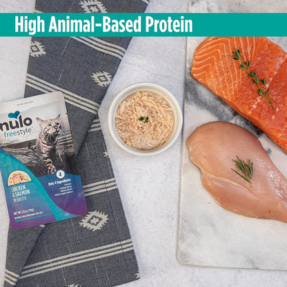 Nulo Freestyle Cat & Kitten Wet Cat Food Pouch, Premium All Natural Grain-Free Soft Cat Food Topper