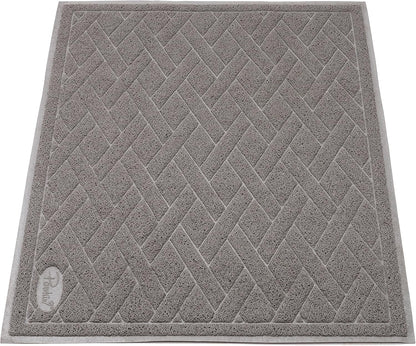Pawkin Cat Litter Mat, Jumbo XX-Large, 4x3 Feet, Fits Two Litter Boxes or Extra Coverage for One